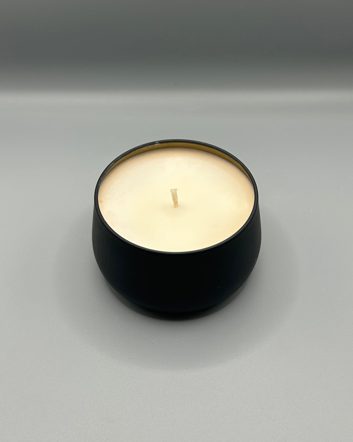 Black Tin Candle