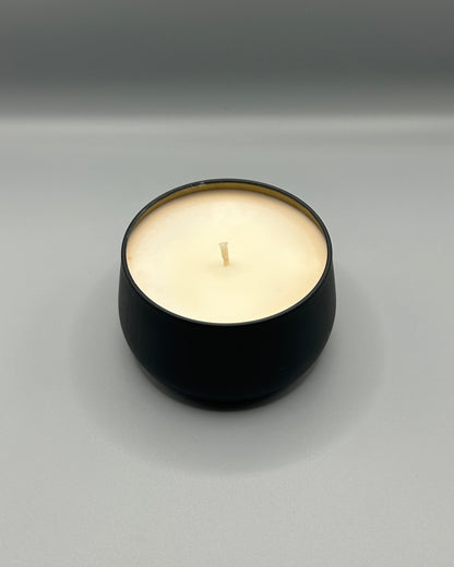 Black Tin Candle