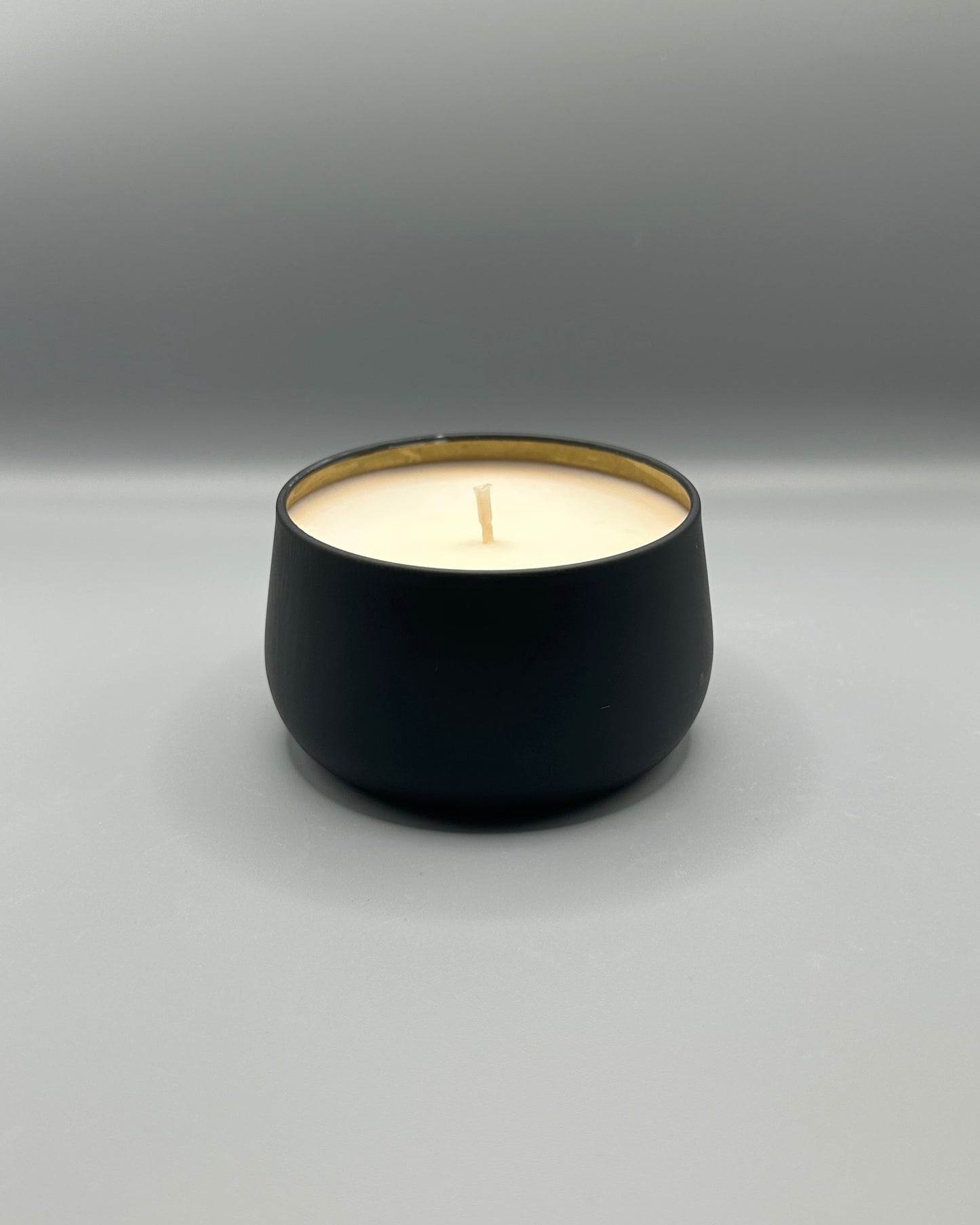 Black Tin Candle