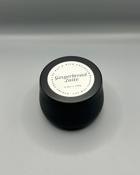 Black Tin Candle