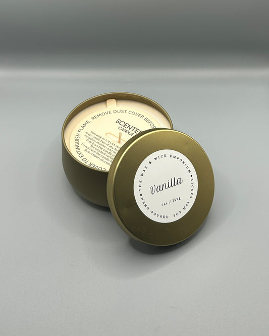 Gold Tin Candle
